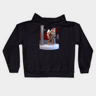 Orc of two heads Kids Hoodie